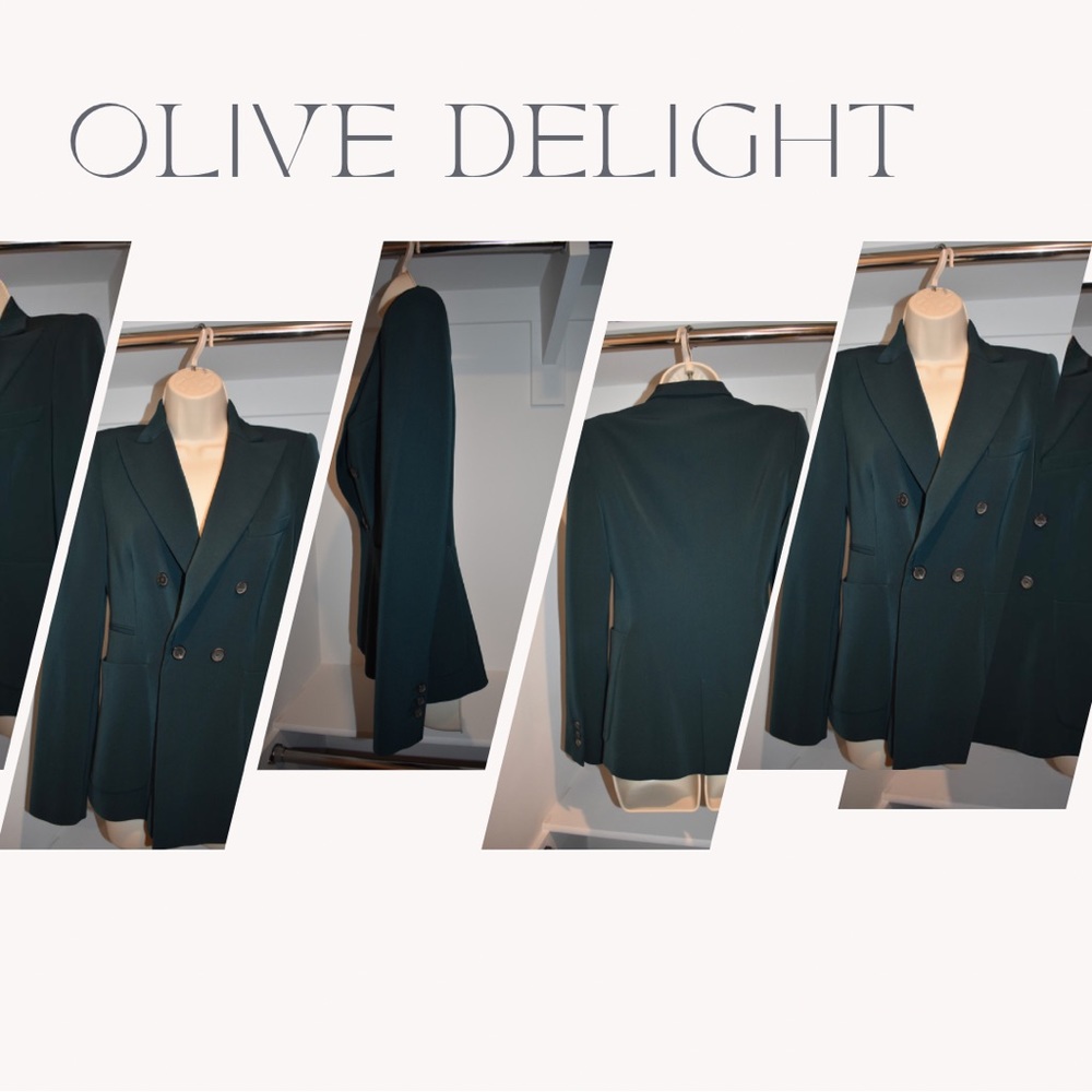 Green oversized Zara blazer